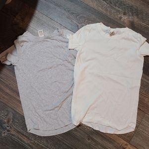 2 Victoria's Secret plain shirts